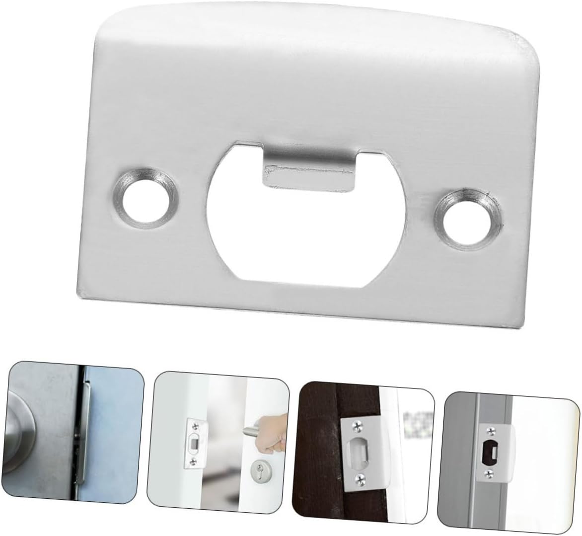 Outanaya 6Pcs Set Door Strike Plate for Garage Door Enhancing Door Security