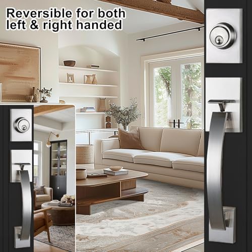 Entry Handles Set Elegantly Modern and Secure