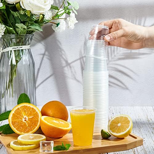 Lilymicky 500 Pack 5 oz Clear Plastic Cups