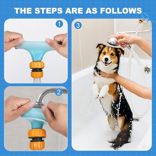 Handheld Shower Head for Pets Kitchen Use