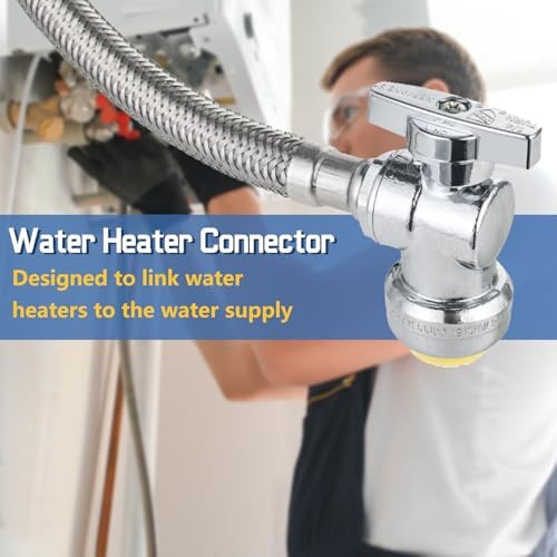 GUOFIS Stainless Steel Braided Faucet Connector