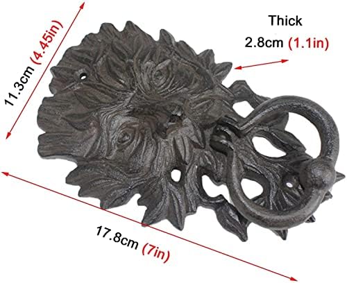 Vintage Cast-iron Door Knocker with Distressed Look