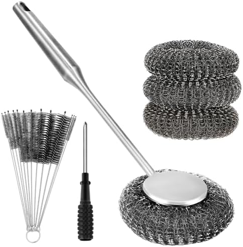 Stainless Steel Scrubber Set 6PC - Rust-Resistant Kitchen