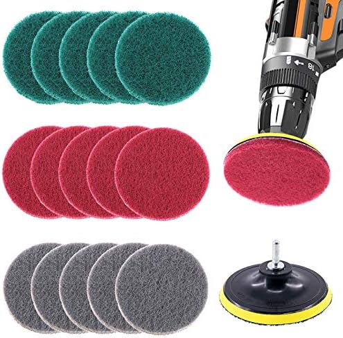 Glarks 16Pcs 5 Inch Drill Brush Cleaning Kit