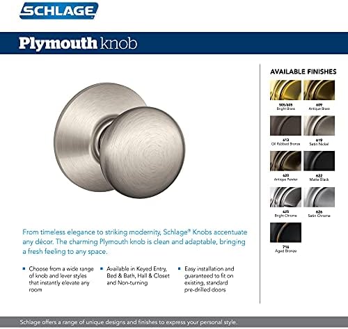 Schlage Door Knob with Keyed Entry