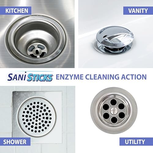 Sani 360 Sani Sticks Eliminate Drains Odors 24 Count