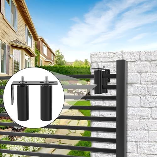 6 Gate Roller Guide Kit Universal L-Shaped Steel Bracket Heavy Duty Sliding Gate Hardware