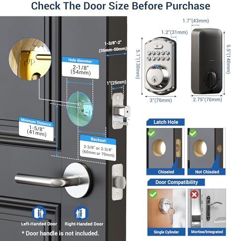Veise Fingerprint Door Lock