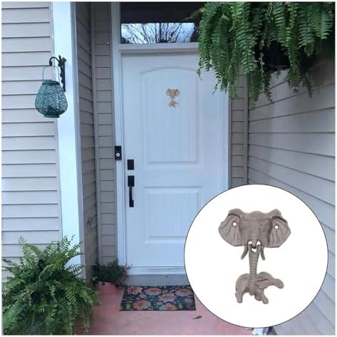 Elephant-Styled Cast Iron Door Knocker
