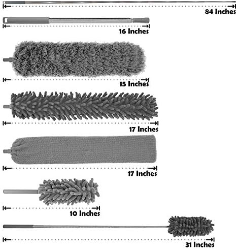 Adjustable Microfiber Duster Set For Daily Cleaning