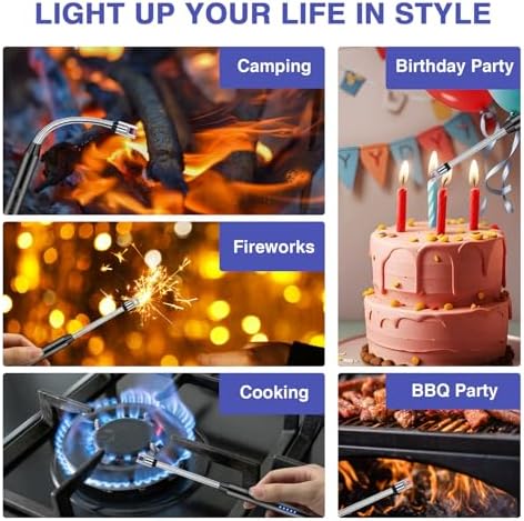 Flameless Candle Lighters for Outdoor Use