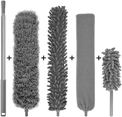 Adjustable Microfiber Duster Set For Daily Cleaning
