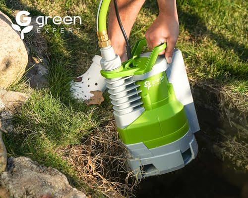 MV Green Expert 1HP Sump Pump 4000GPH - Effortlessly remove water from flooded basements pools and more