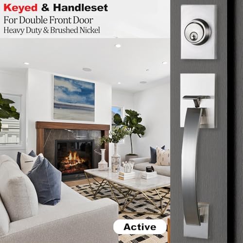 Entry Handles Set Elegantly Modern and Secure