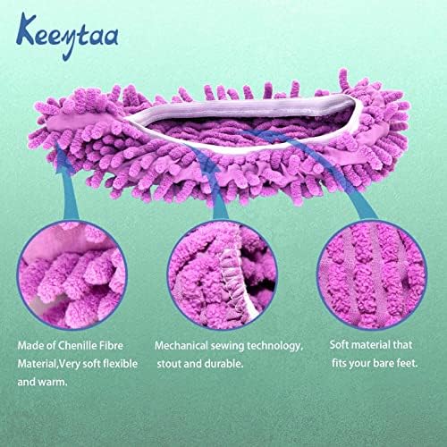 Keeytaa Mop Slippers 10 Pcs - Reusable and Washable