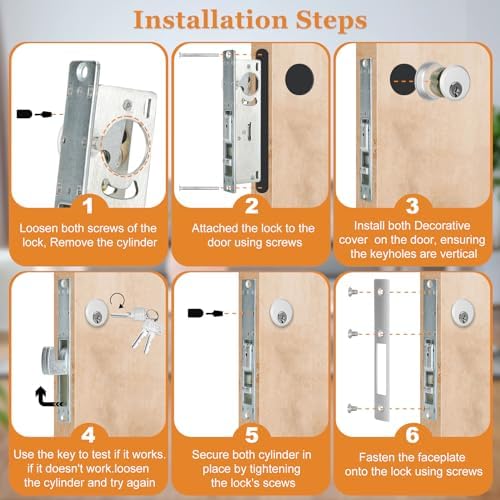 High Security Storefront Door Mortise Lock