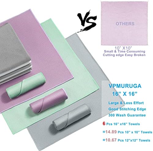 VPMURUGA Magic Glass Window Cleaner Streak-Free Microfiber Cloth
