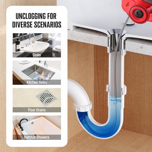 Fast Reliable Cordless Drain Auger for 247 Efficiency
