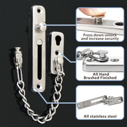 Durable Chain Door Lock with Anti-Theft Protection