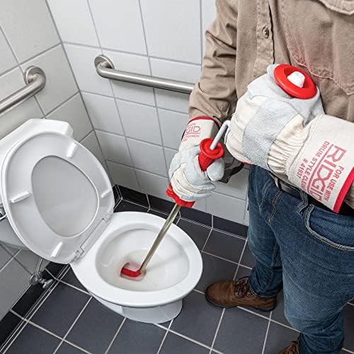 Efficient Toilet Auger with 3-Foot Snake for Fast Blockage Clearance