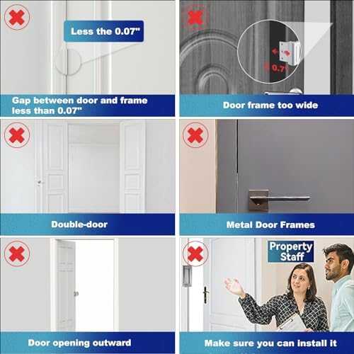 AceMining Door Reinforcement Lock - Black