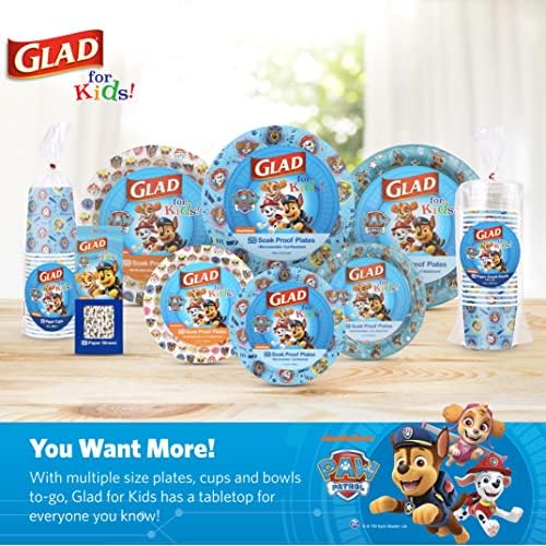 Glad for Kids Paw Patrol Disposable Plates