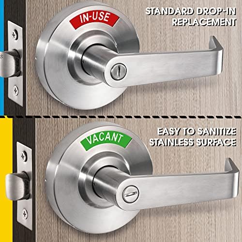 VACANTSPACE Professional Grade Bathroom Indicator Privacy Handle Lock