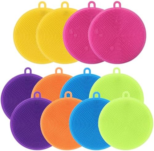 MISSJOJIAY silicone dish scrubber reusable kitchen tools for fasting cleaning