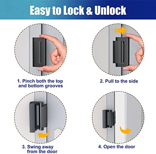 AceMining Door Reinforcement Lock - Black