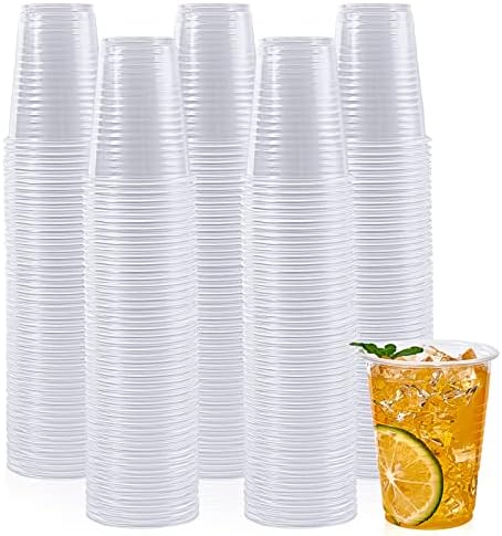 Lilymicky 500 Pack 5 oz Clear Plastic Cups