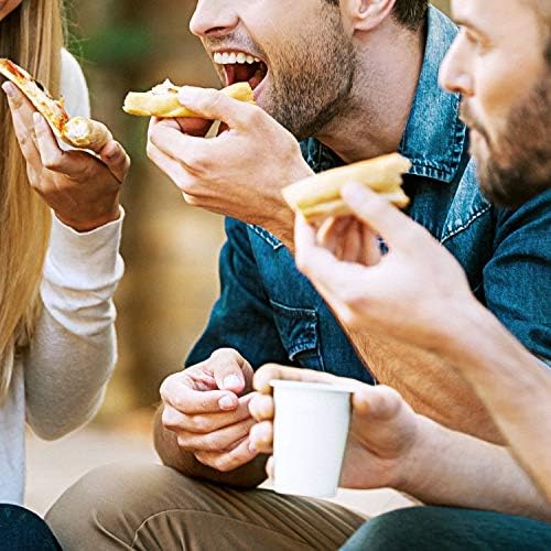 Perfectly White 300 Pcs 6 oz Disposable Cups Coffee Tea More