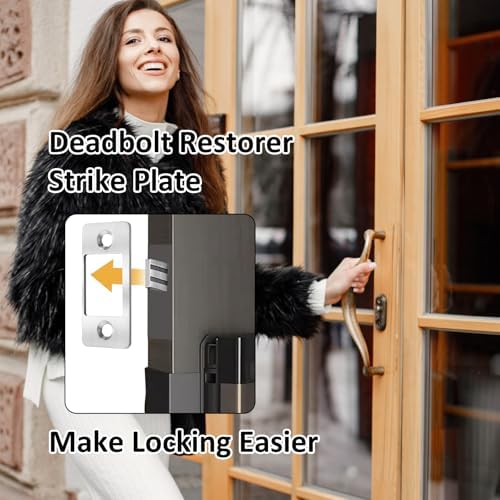 Secure Door Strike Plate for Deadbolts