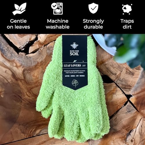 BLESS YOUR SOIL Microfiber Dusting Gloves