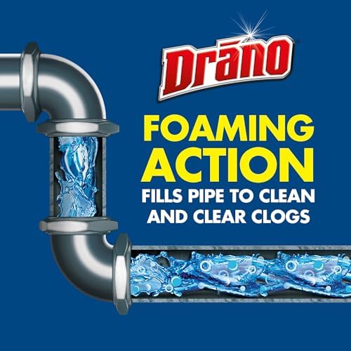 Drano Dual-Force Foamer 17 Fl Oz Drain Cleaner