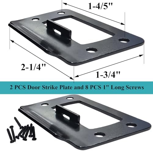 Door Lock Restifier Plate Reduces Sliding Noise Easy to Install