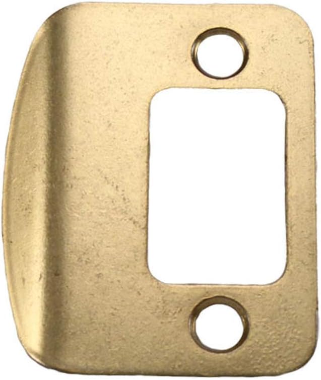 Transform your homes security with our Kwikset 85303-3 Radius Corner Deadbolt Full Lip Strike Bright Brass Finish
