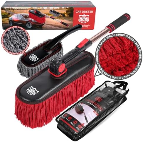 Car Duster with Extendable Telescoping Handle