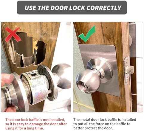 Sturdy Stainless Steel Door Reinforcement Kit