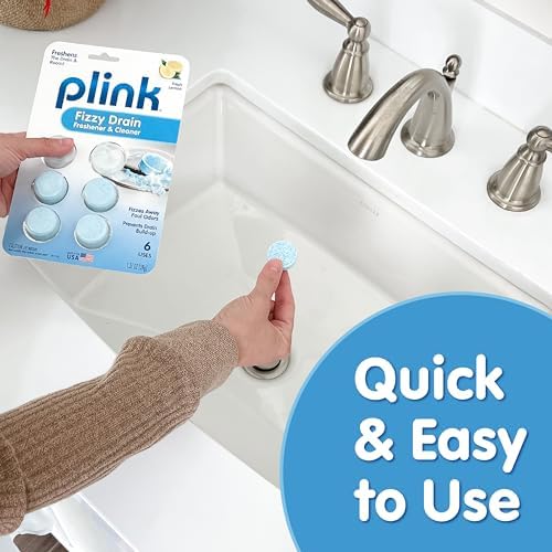 Plink Fizzy Drain Freshener 6-Pack Lemon Scent