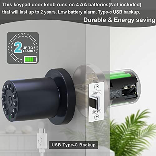 Compact Keypad Door Lock