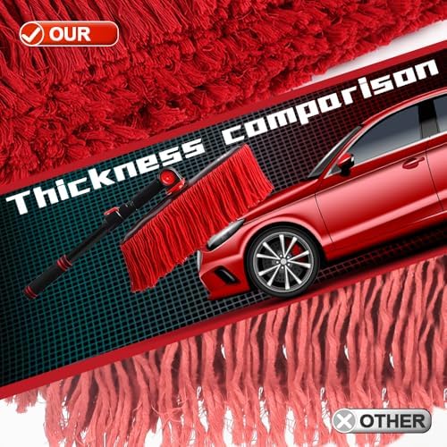 RIDE KINGS 2In1 Car Wash Brush Mop with Storage Bag
