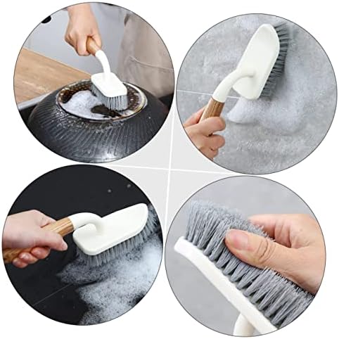 FOMIYES 3pcs Hard Bristle Hand Broom for Bathroom and Kitchen