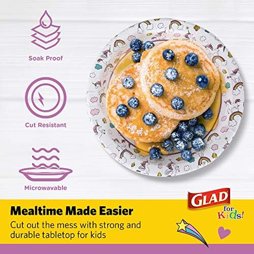 Glad for Kids Unicorn Party Plates