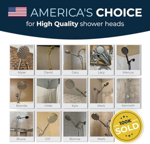 HammerHead Showers 72-Inch Metal Shower Hose for Handheld Showers