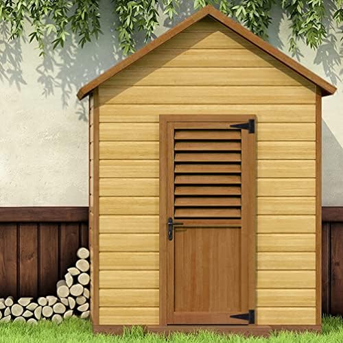 Heavy-Duty T-Strap Hinges for Wood Doors 10-Inch Pack of 6