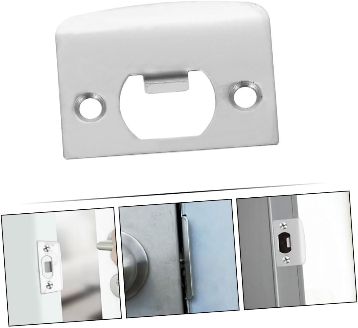 Outanaya 6Pcs Set Door Strike Plate for Garage Door Enhancing Door Security