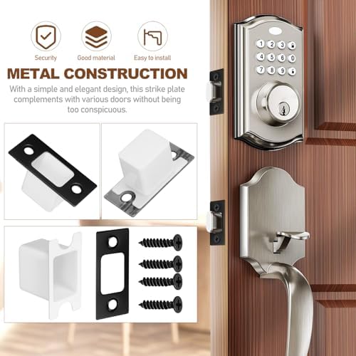 Sturdy Door Lock Strike Plate