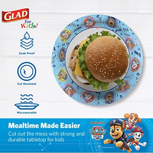 Glad for Kids Paw Patrol Disposable Plates