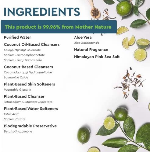 Puracy Natural Dish Soap - Green Tea Lime
