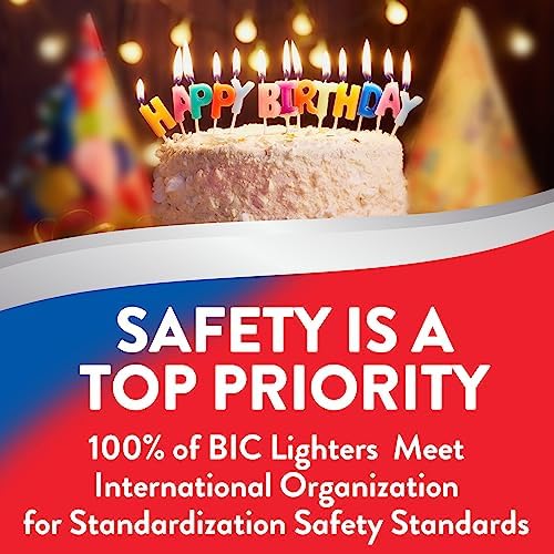 BIC Maxi Pocket Lighters Dependable 10-Pack with Assorted Colors